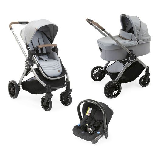 Cochecito 3 piezas Chicco Trío Best Friend Pro Silverleaf