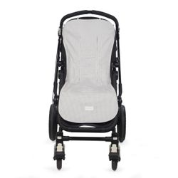 Colchoneta Pasito a Pasito Little Bloom vichy gris