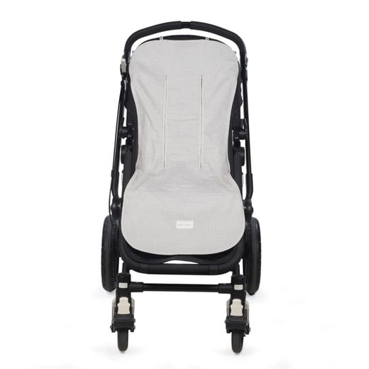 Colchoneta Pasito a Pasito Little Bloom vichy gris