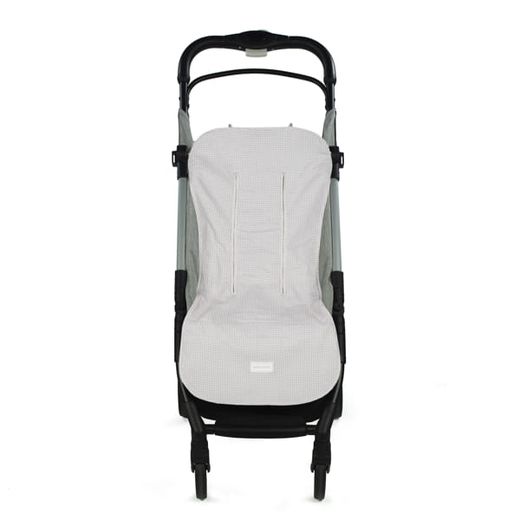 Colchoneta Pasito a Pasito Little Bloom vichy gris