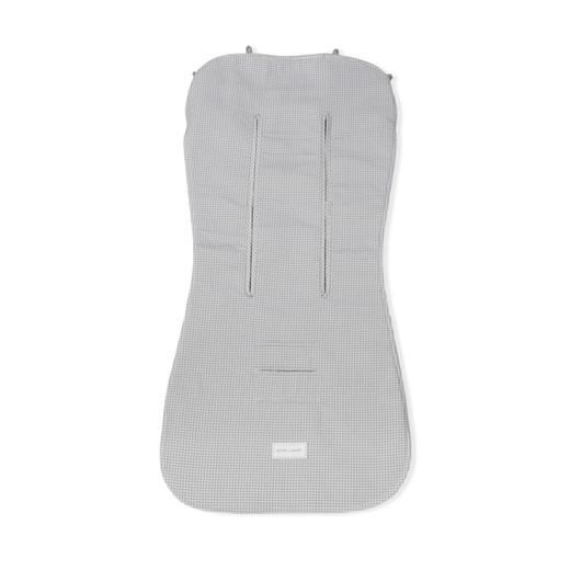 Colchoneta Pasito a Pasito Little Bloom vichy gris