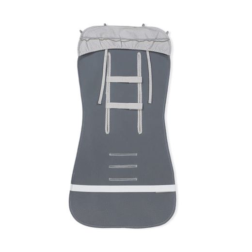 Colchoneta Pasito a Pasito Little Bloom vichy gris