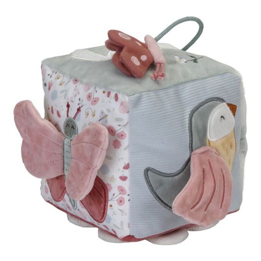 Cubo blandito de actividades Little Dutch Flores & Mariposas