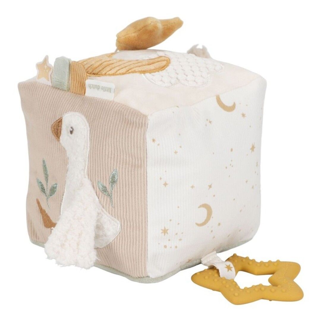 Cubo blandito de actividades Little Dutch Naturals