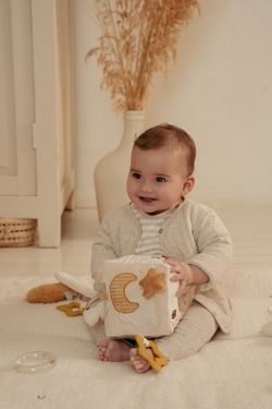 Cubo blandito de actividades Little Dutch Naturals