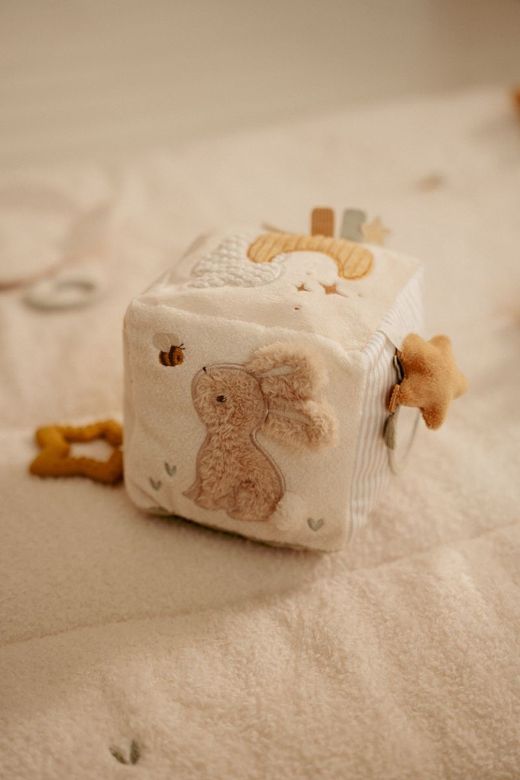 Cubo blandito de actividades Little Dutch Naturals