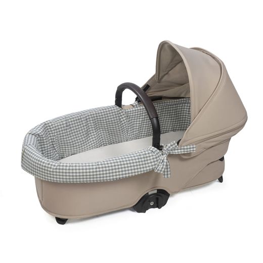 Cubre cuco Dual Walking Mum Praliné vichy/rayas Matcha