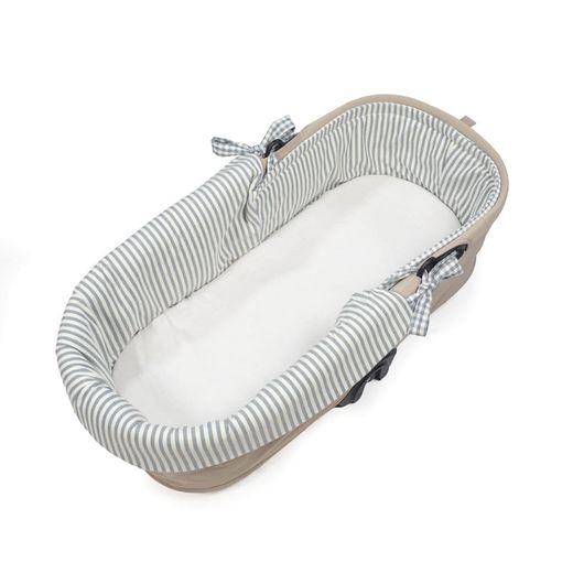 Cubre cuco Dual Walking Mum Praliné vichy/rayas Matcha
