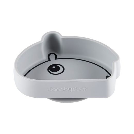 Cuenco de silicona DonebyDeer Ozzo gris