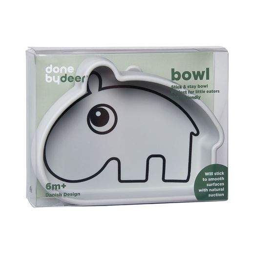 Cuenco de silicona DonebyDeer Ozzo gris