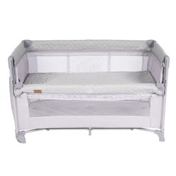 Cuna colecho de viaje Olmitos Trend light grey