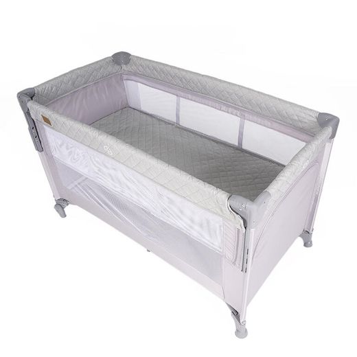 Cuna colecho de viaje Olmitos Trend light grey