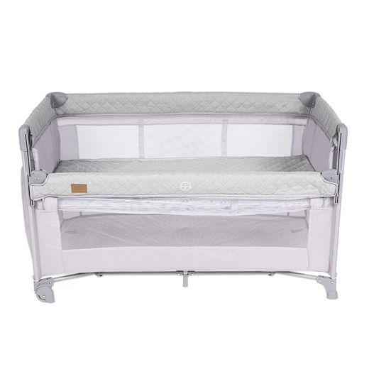 Cuna colecho de viaje Olmitos Trend light grey