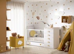 Cuna convertible Ros Elite Plus 120 x 60 + cajón inferior