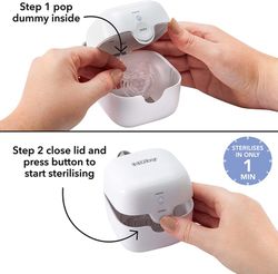 Esterilizador Nuby UV para chupetes.