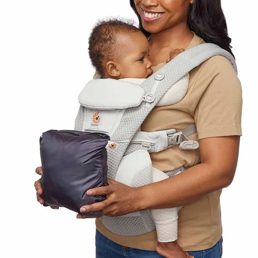 Funda de invierno Ergobaby portabebes gris carbón