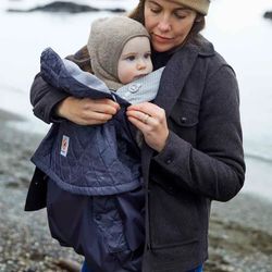 Funda de invierno Ergobaby portabebes gris carbón