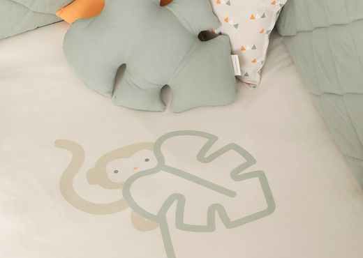 Funda nórdica Bonjourbebe Monkey