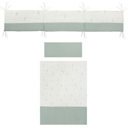 Funda nórdica cuna + relleno + protector + funda almohada Bimbidreams Blue Sky