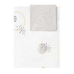 Juego de sábanas cuna Babyclic Nuit blanco