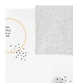 Juego de sábanas cuna Babyclic Nuit blanco