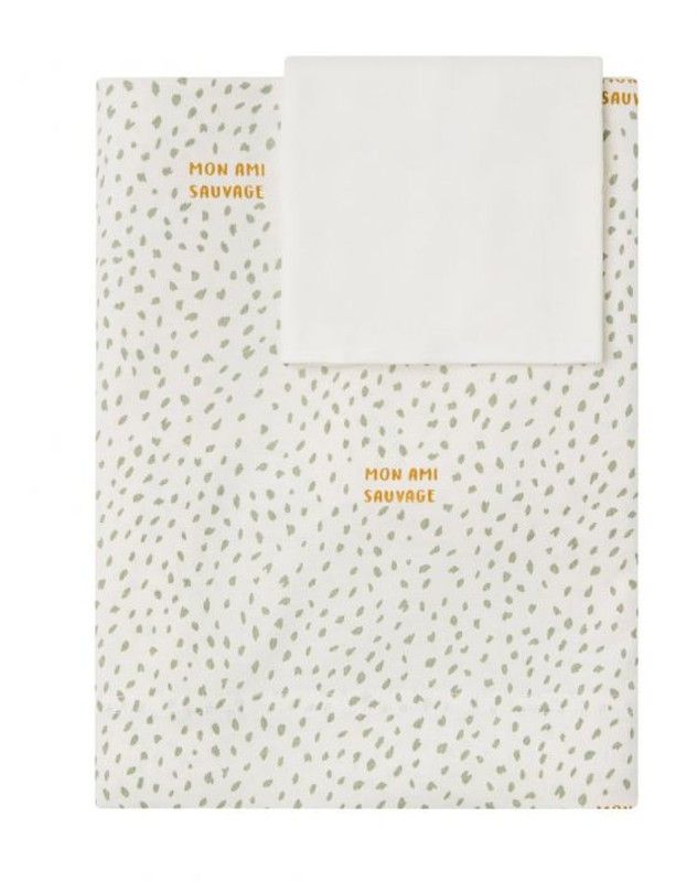 Juego de sábanas cuna BabyClic Sauvage