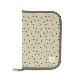 Libro de nacimiento Walking Mum Corazones Poppy Musgo