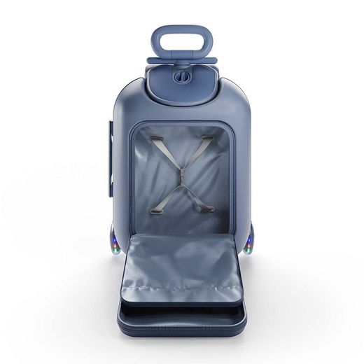 Maleta infantil 2 en 1 con asiento Kinderkraft CABBY Azul