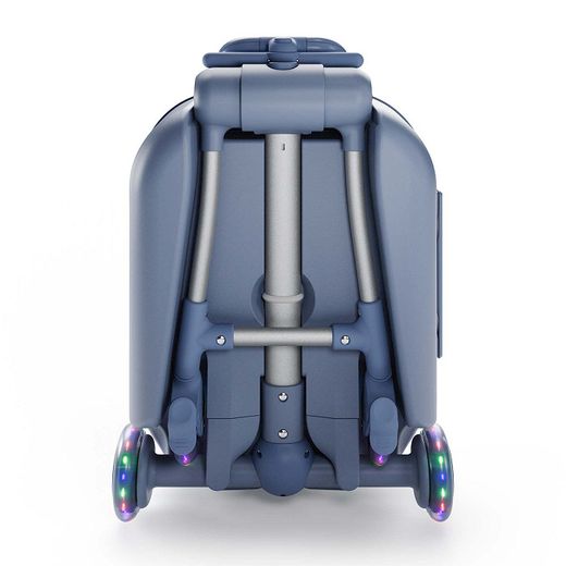 Maleta infantil 2 en 1 con asiento Kinderkraft CABBY Azul