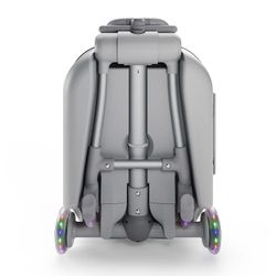 Maleta infantil 2 en 1 con asiento Kinderkraft CABBY Gris