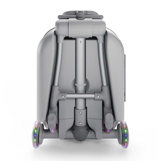 Maleta infantil 2 en 1 con asiento Kinderkraft CABBY Gris