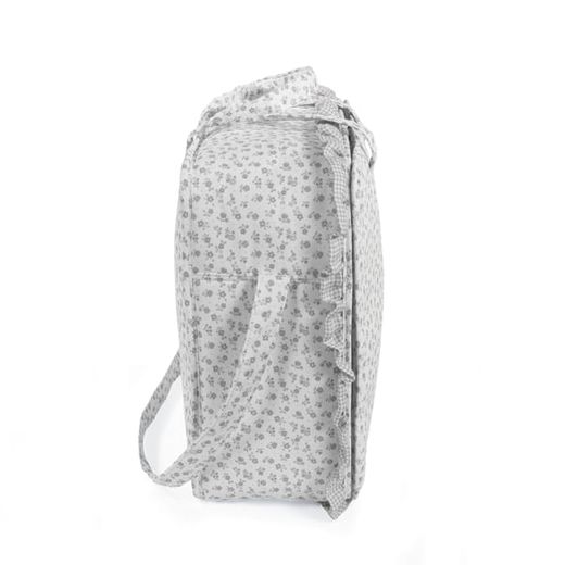 Maleta Pasito a Pasito Little Bloom Flor Gris