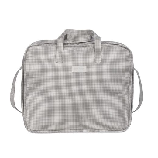 Maleta Pasito a Pasito Little Bloom Vichy Gris