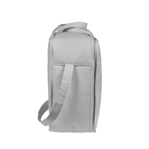 Maleta Pasito a Pasito Little Bloom Vichy Gris