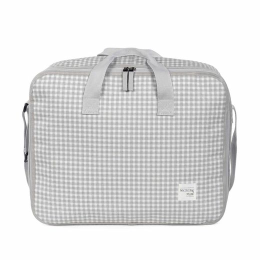 Maleta Walking Mum I Love Vichy gris