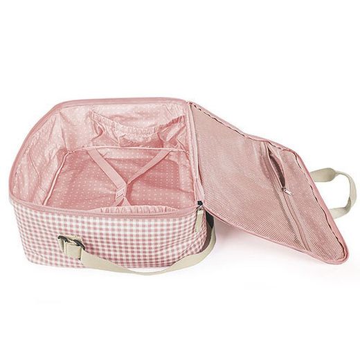 Maleta Walking Mum I Love Vichy Rosa