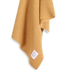 Manta de punto Bonjourbebe tricot dralon Mostaza