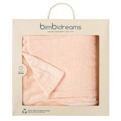 Manta muselina Bimbidreams Coralina Rosa