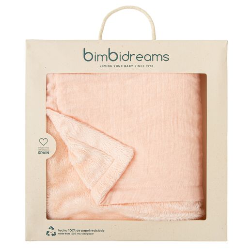 Manta muselina Bimbidreams Coralina Rosa