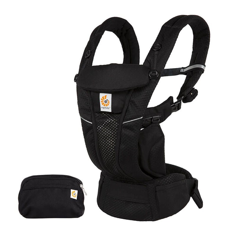 pausa Charlotte Bronte Humedal Mochila Ergobaby Omni 360 Breeze Onyx black — Castellvell - Puericultura