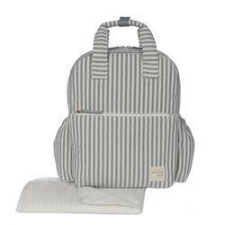 Mochila Walking Mum Praliné Rayas Matcha