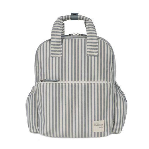 Mochila Walking Mum Praliné Rayas Matcha