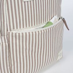 Mochila Walking Mum Praliné Rayas Moka