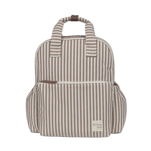 Mochila Walking Mum Praliné Rayas Moka