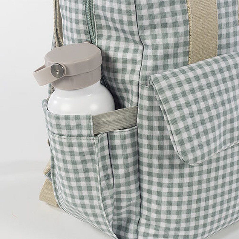 Bolso organizador Walking Mum I Love Vichy verde — Castellvell -  Puericultura