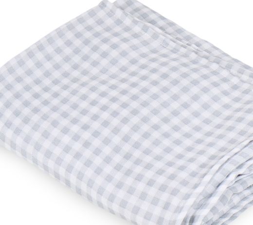 Muselina Bonjourbebe Montana vichy gris