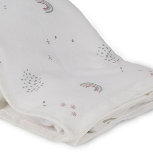 Muselina Bonjourbebe Rainbow natural