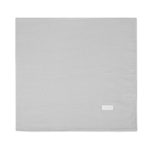 Muselina + sábana ajustable Pasito a Pasito Little Bloom Vichy gris