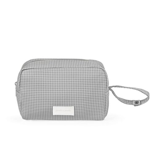 Neceser Pasito a Pasito Little Bloom Vichy Gris