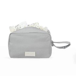 Neceser Pasito a Pasito Little Bloom Vichy Gris